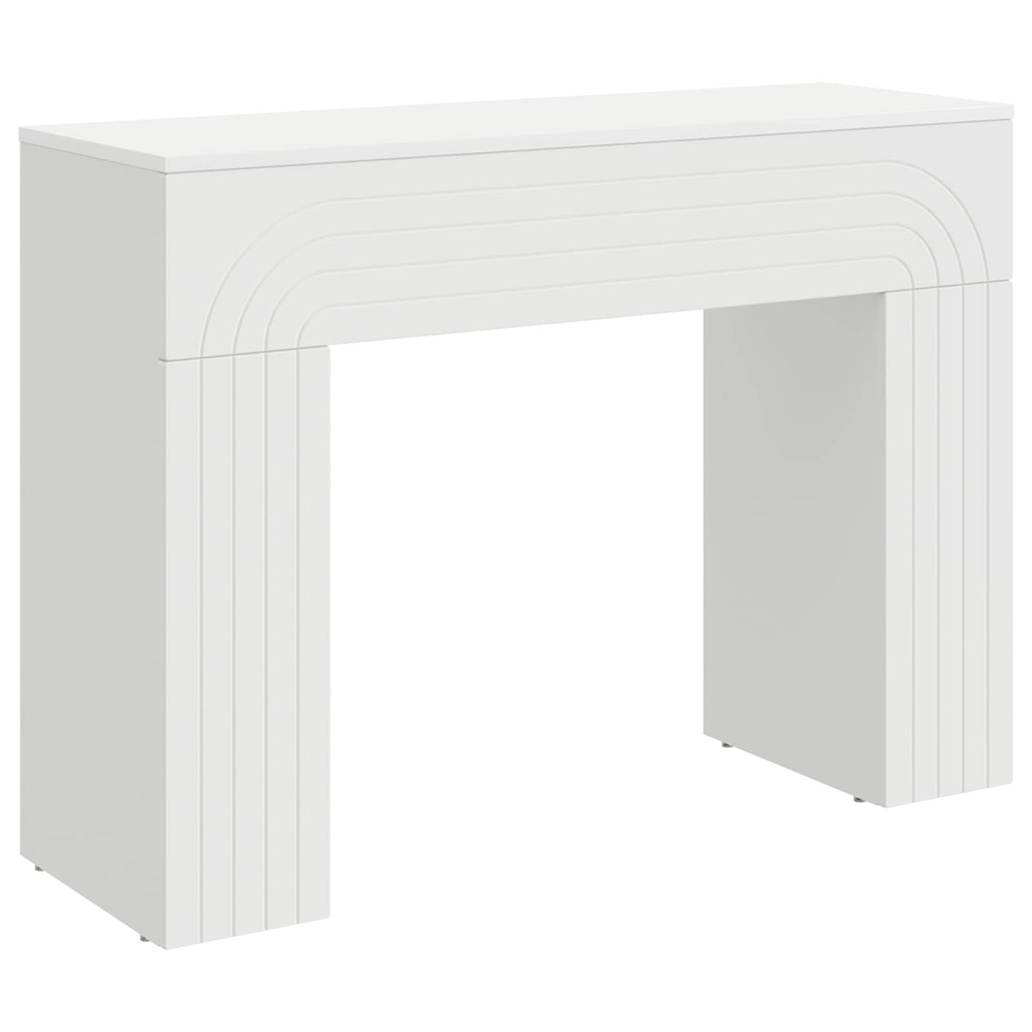Dohányzóasztal Fehér 102 x 35 x 75 cm Szerelt Fa