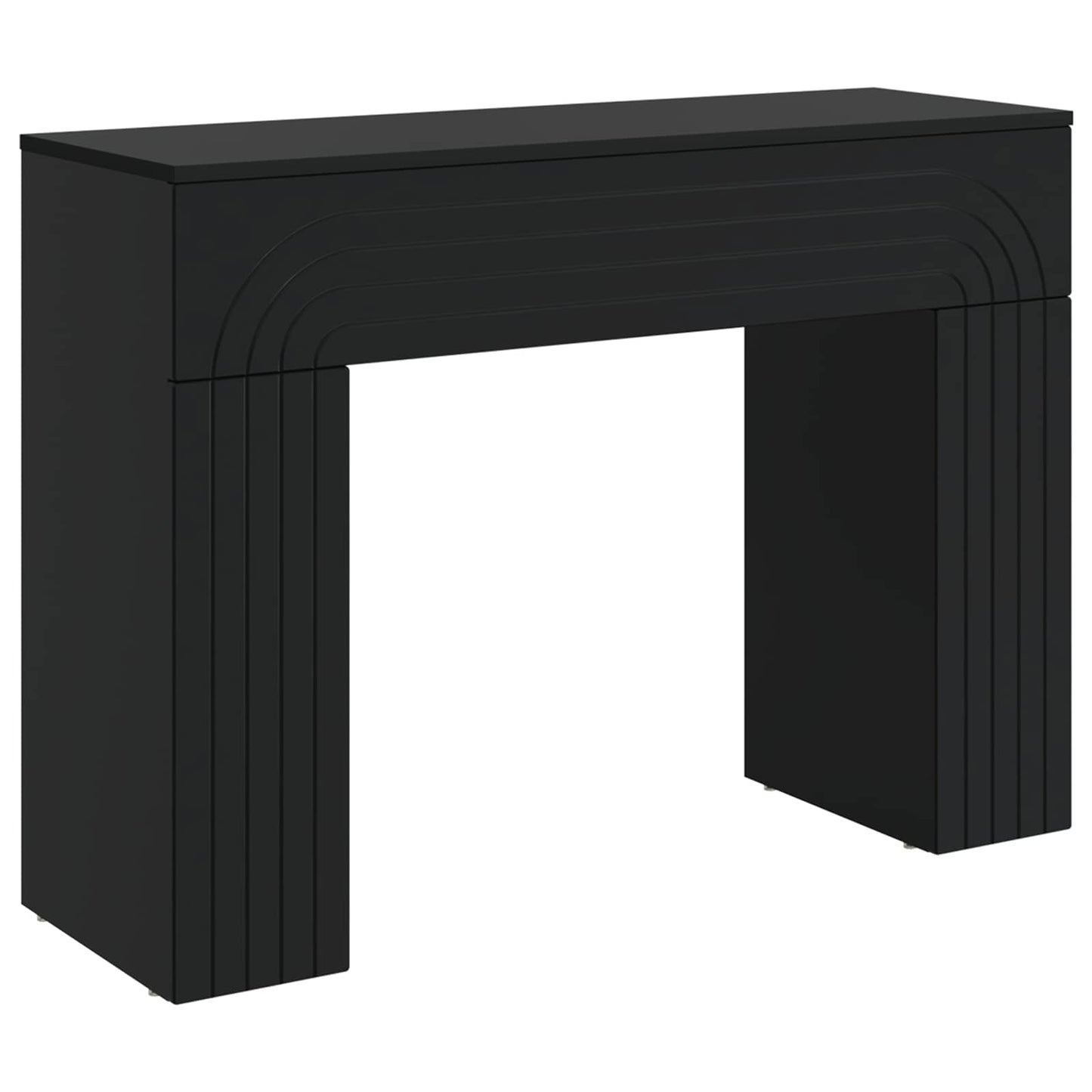 Dohányzóasztal Fekete 102 x 35 x 75 cm Szerelt Fa