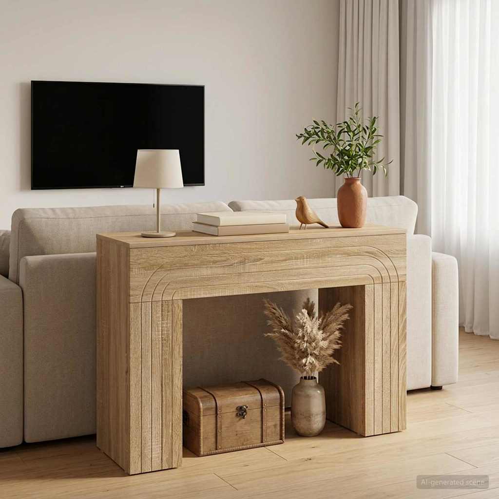 Dohányzóasztal Sonoma Tölgy 102 x 35 x 75 cm Szerelt Fa