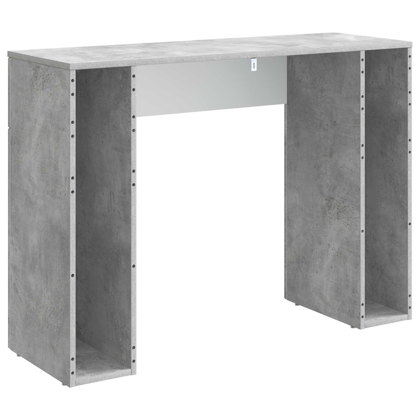 Dohányzóasztal Betonszürke 102 x 35 x 75 cm Szerelt Fa
