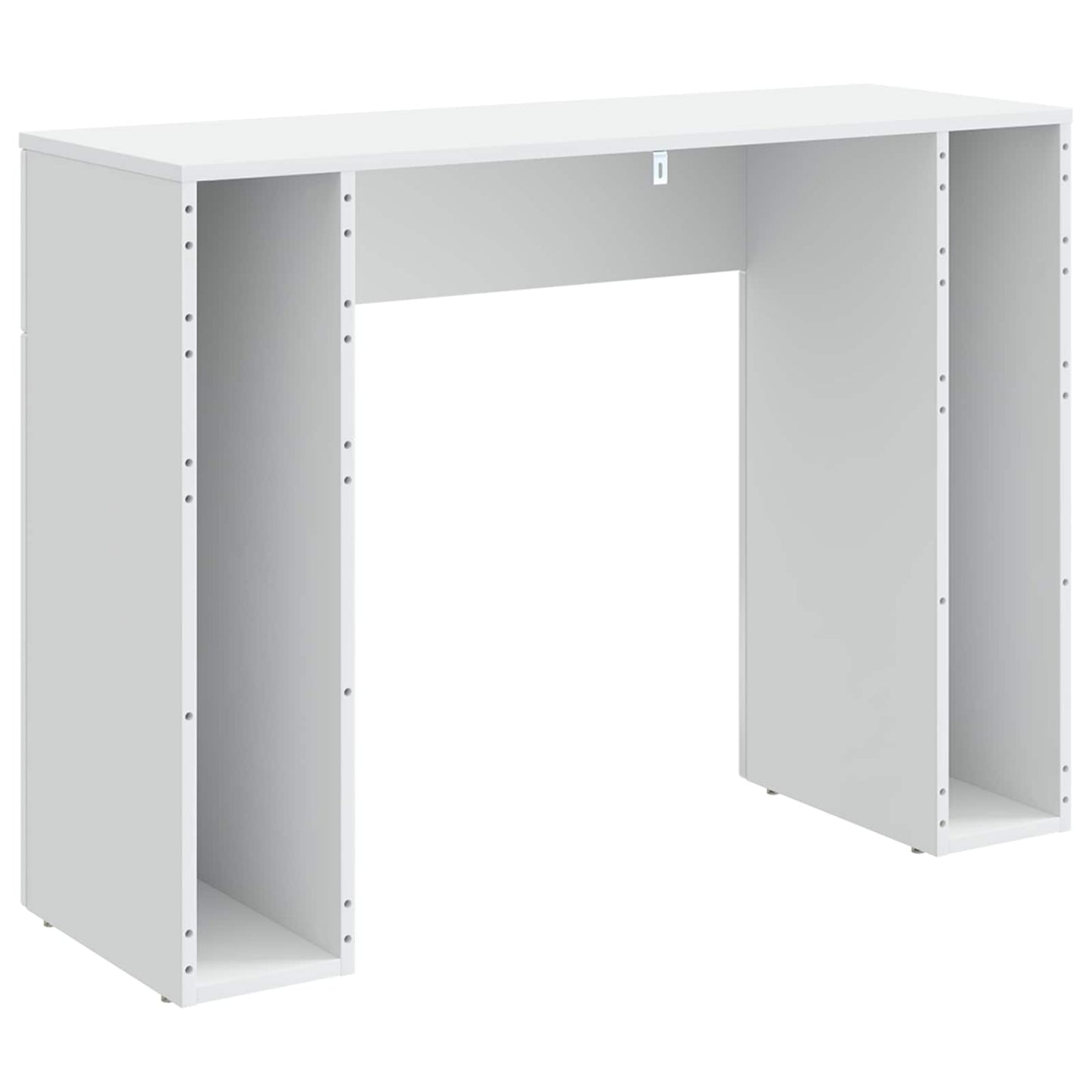 Dohányzóasztal Magasfényű Fehér 102 x 35 x 75 cm Szerelt Fa