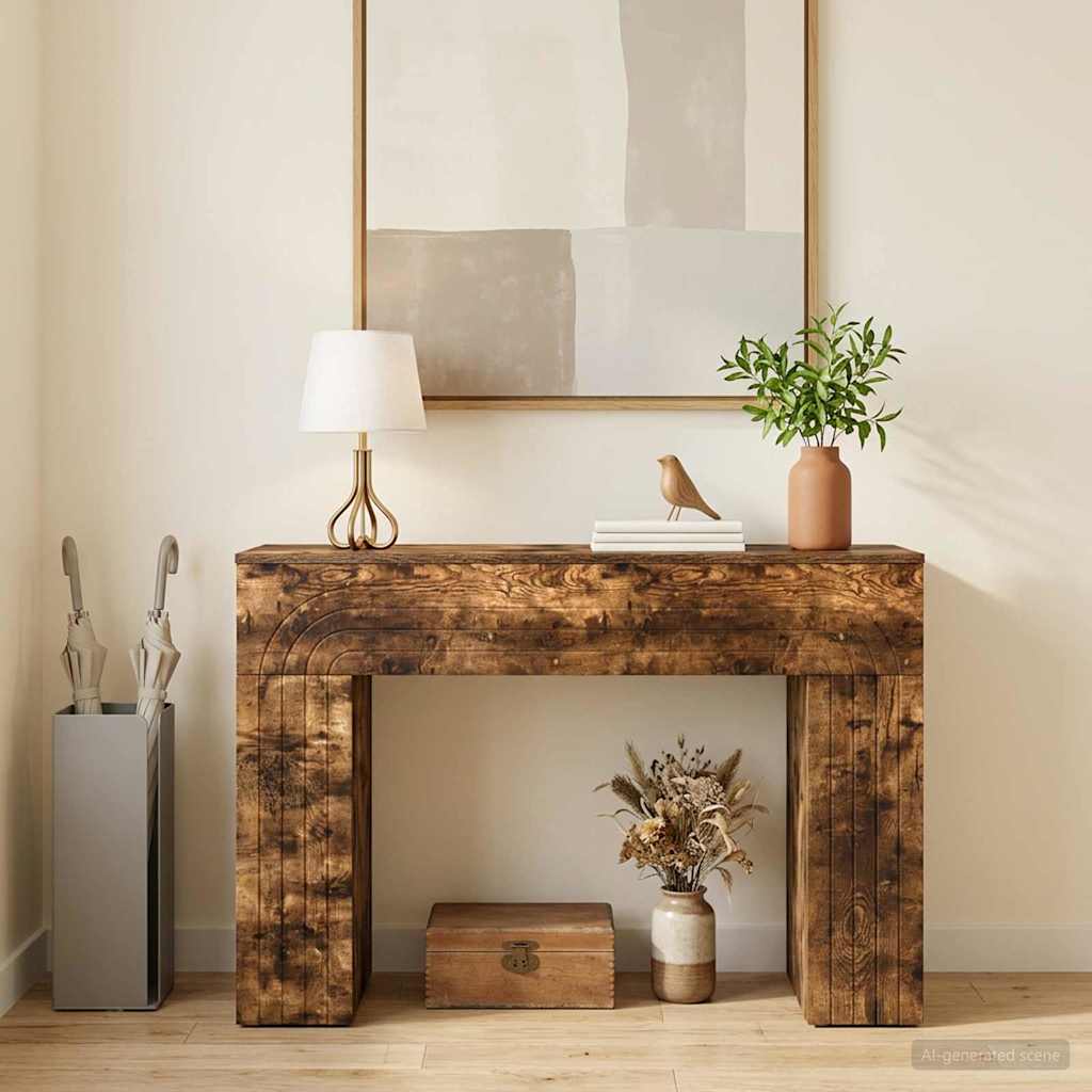 Dohányzóasztal Füstös Tölgy 102 x 35 x 75 cm Szerelt Fa