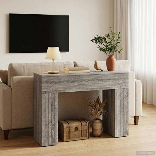 Dohányzóasztal Szürke Sonoma 102 x 35 x 75 cm Szerelt Fa