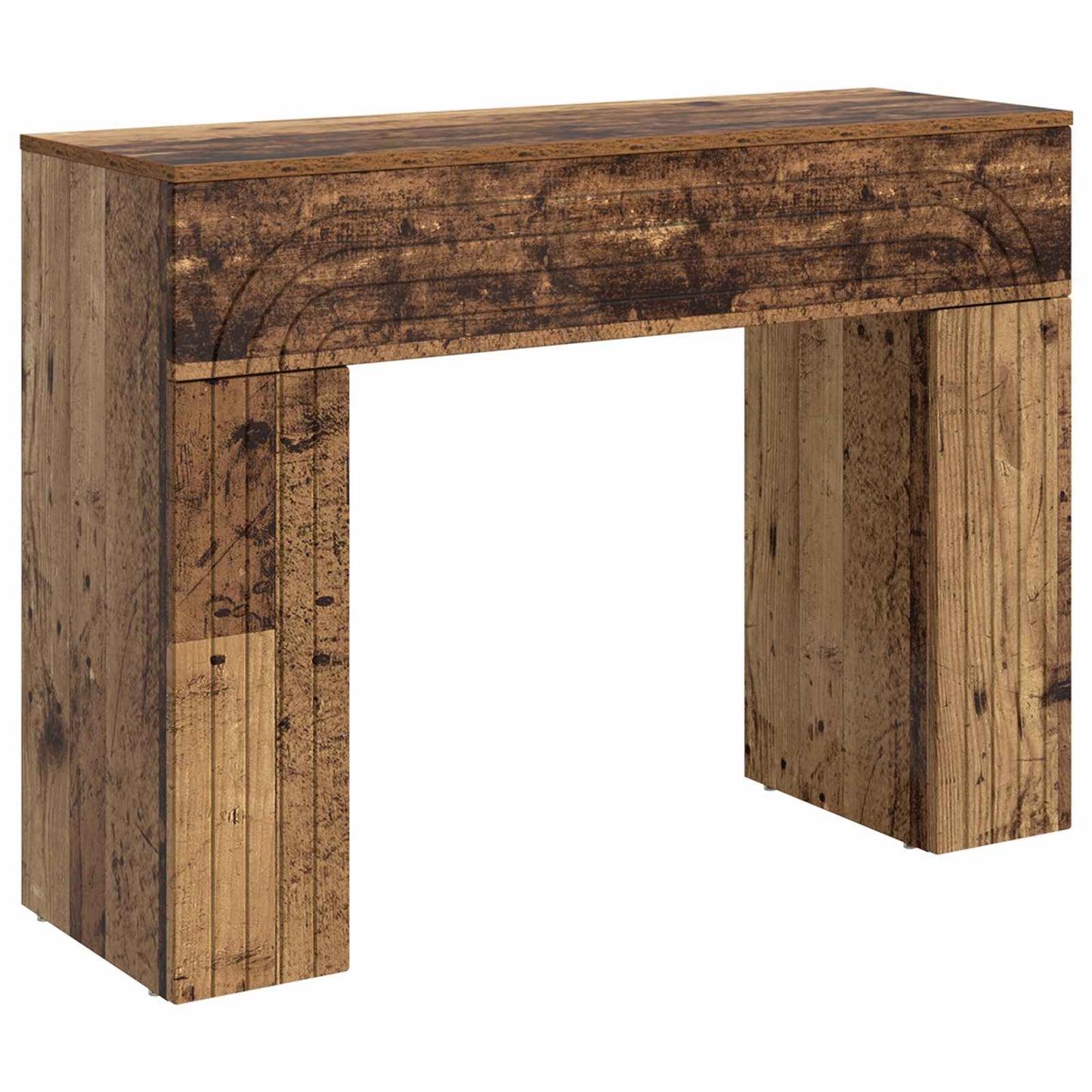 Dohányzóasztal Antik Fa 102 x 35 x 75 cm Szerelt Fa
