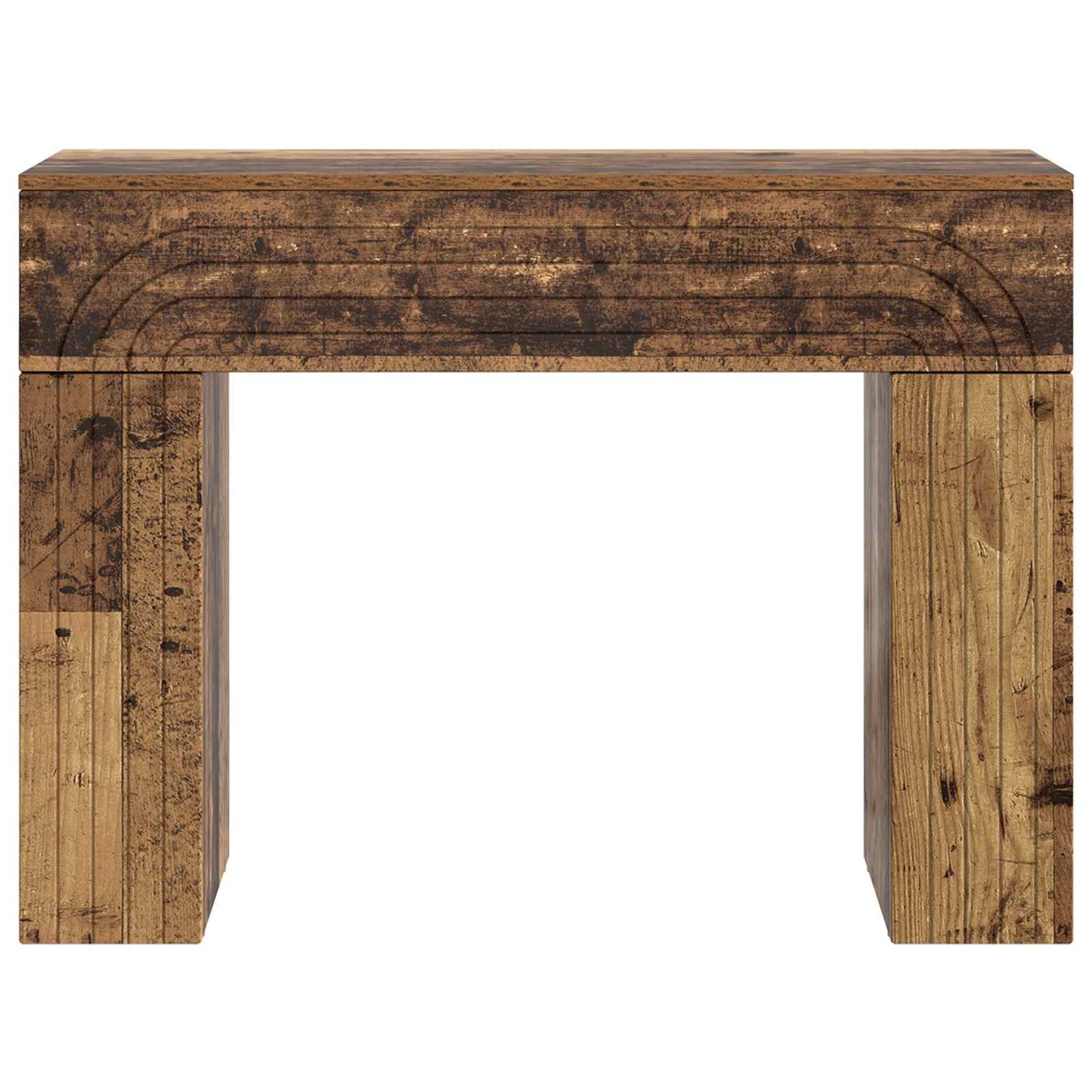 Dohányzóasztal Antik Fa 102 x 35 x 75 cm Szerelt Fa