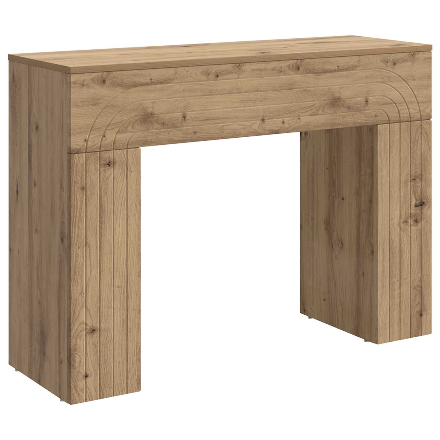 Dohányzóasztal Kézműves Tölgy 102 x 35 x 75 cm Szerelt Fa