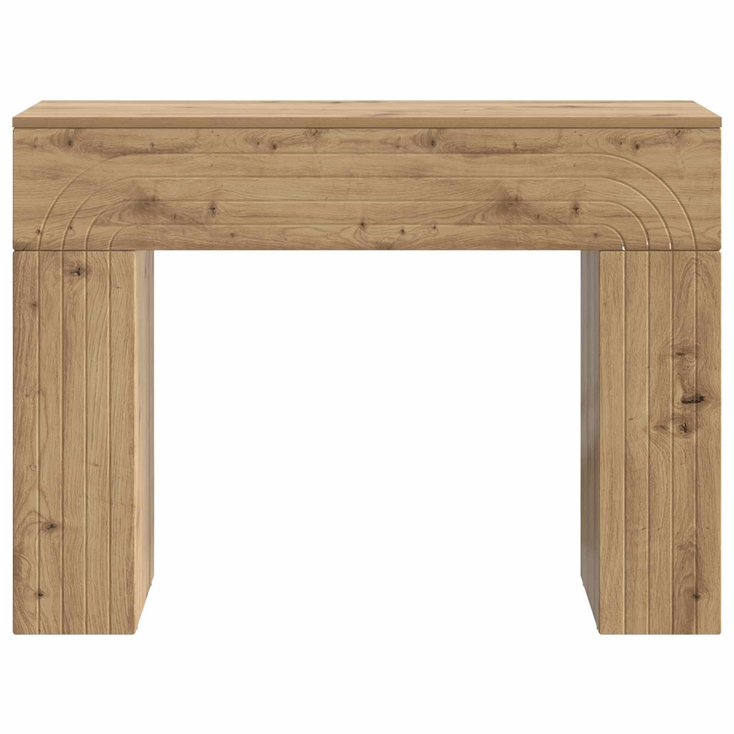 Dohányzóasztal Kézműves Tölgy 102 x 35 x 75 cm Szerelt Fa