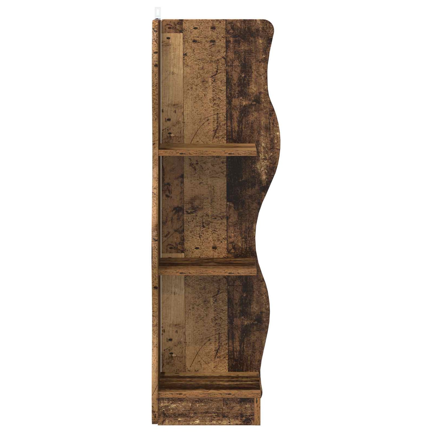 Sarokpolc polcokkal Antik Fa 34 x 33 x 102 cm Szerelt Fa