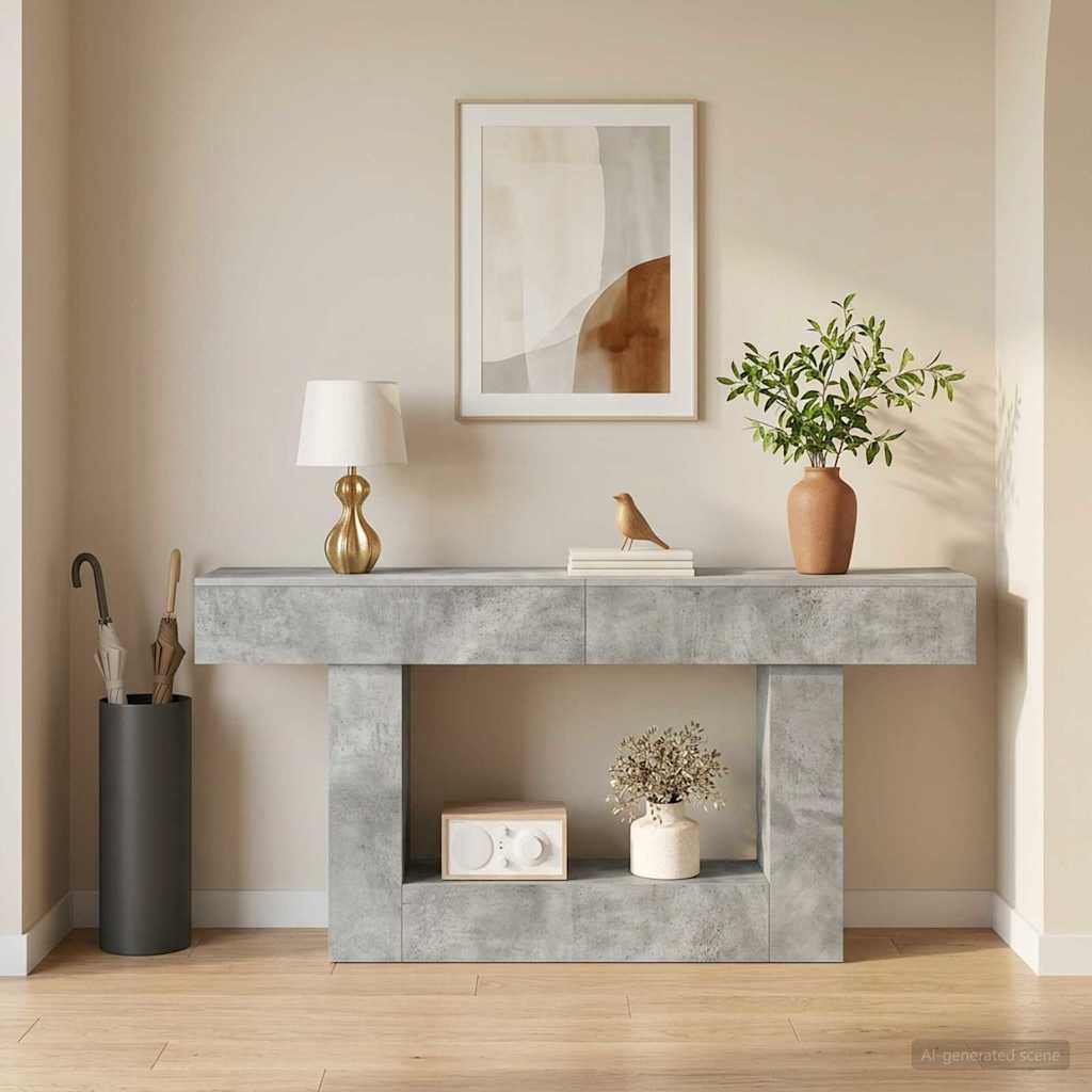 Beton Szürke 160 x 30 x 74 cm