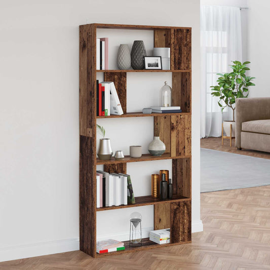 Könyvespolc Öreg fa 80 x 24 x 159 cm Faanyag