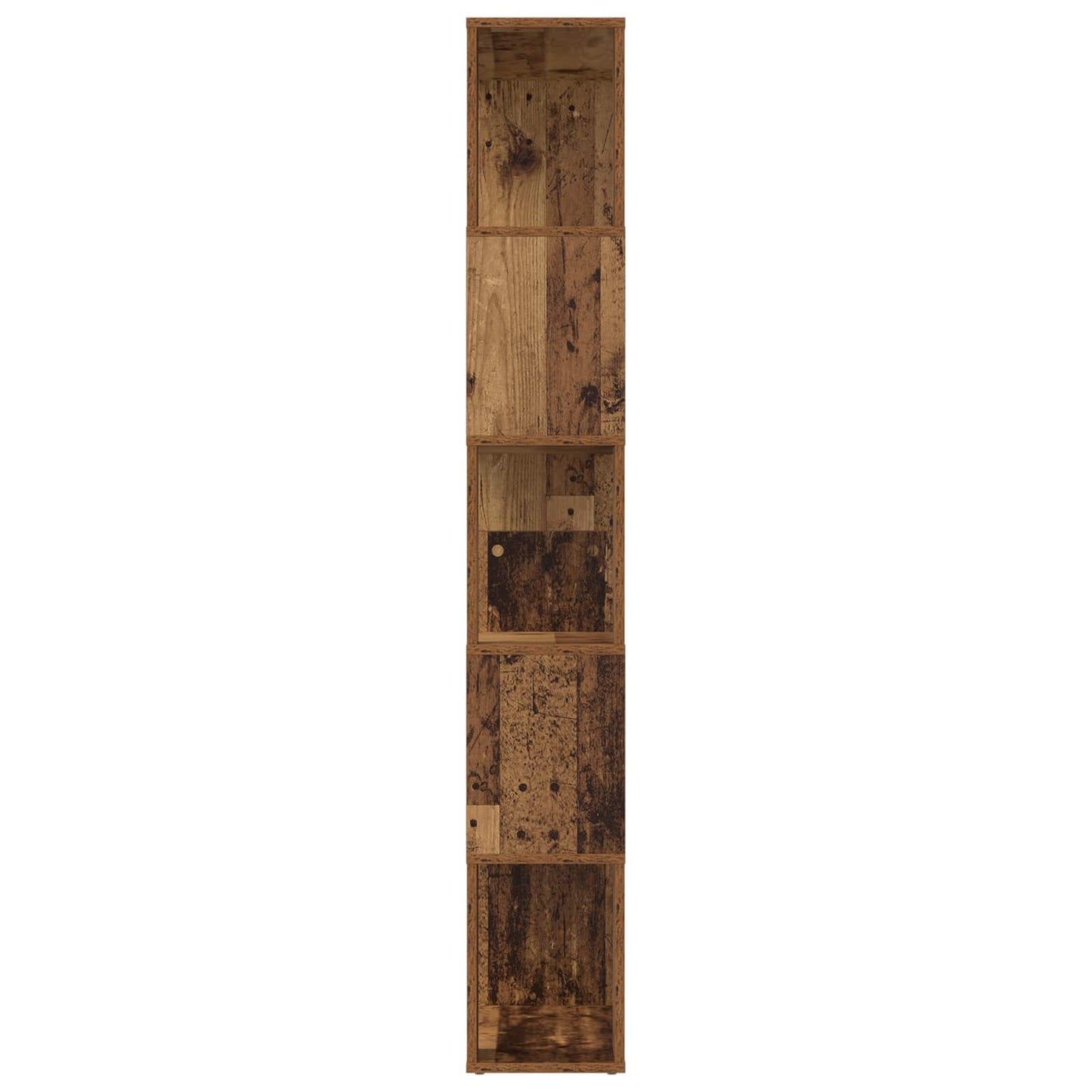 Könyvespolc 80 x 24 x 159 cm Szerelt Fa Öreg fa