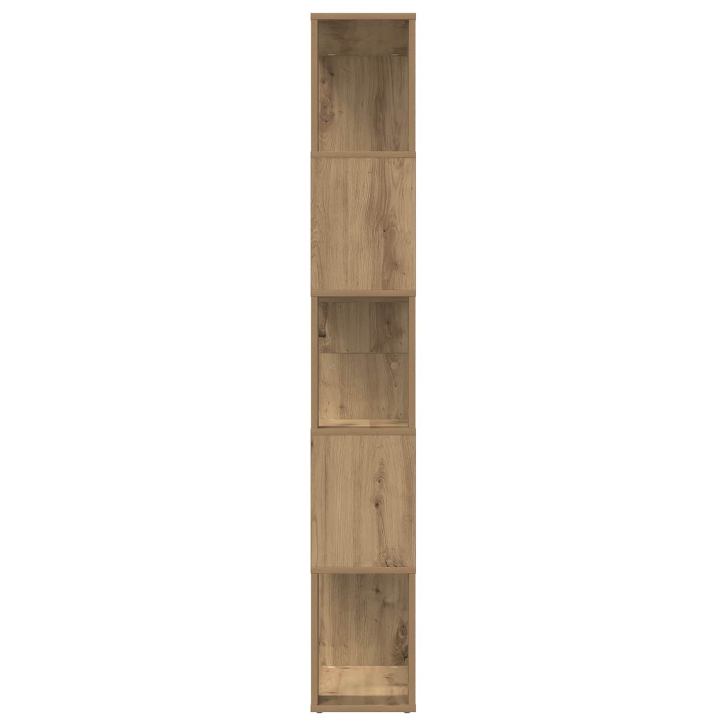 Könyvespolc 80 x 24 x 159 cm Szerelt Fa Artisan tölgy