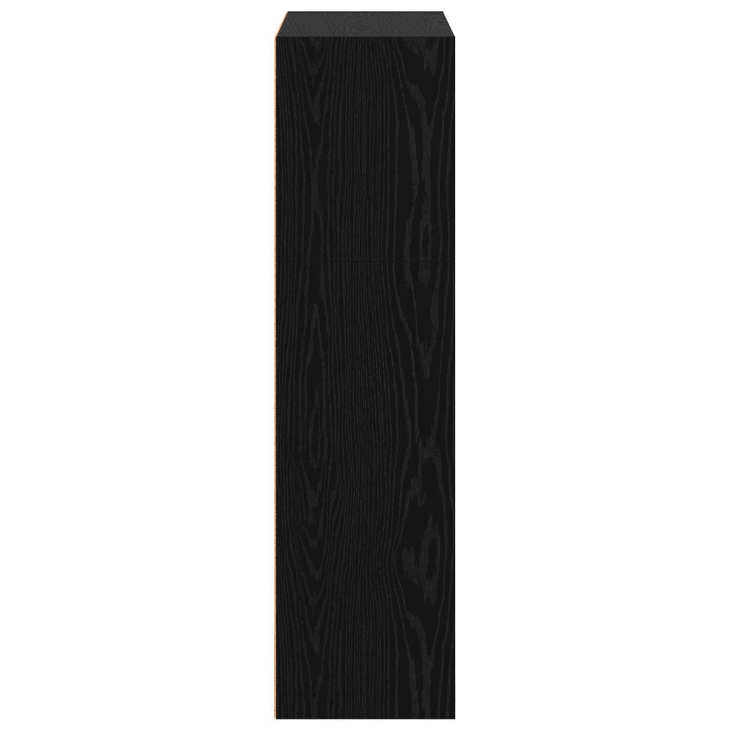 Könyvespolc 80 x 30 x 114 cm Szerelt Fa Fekete tölgy