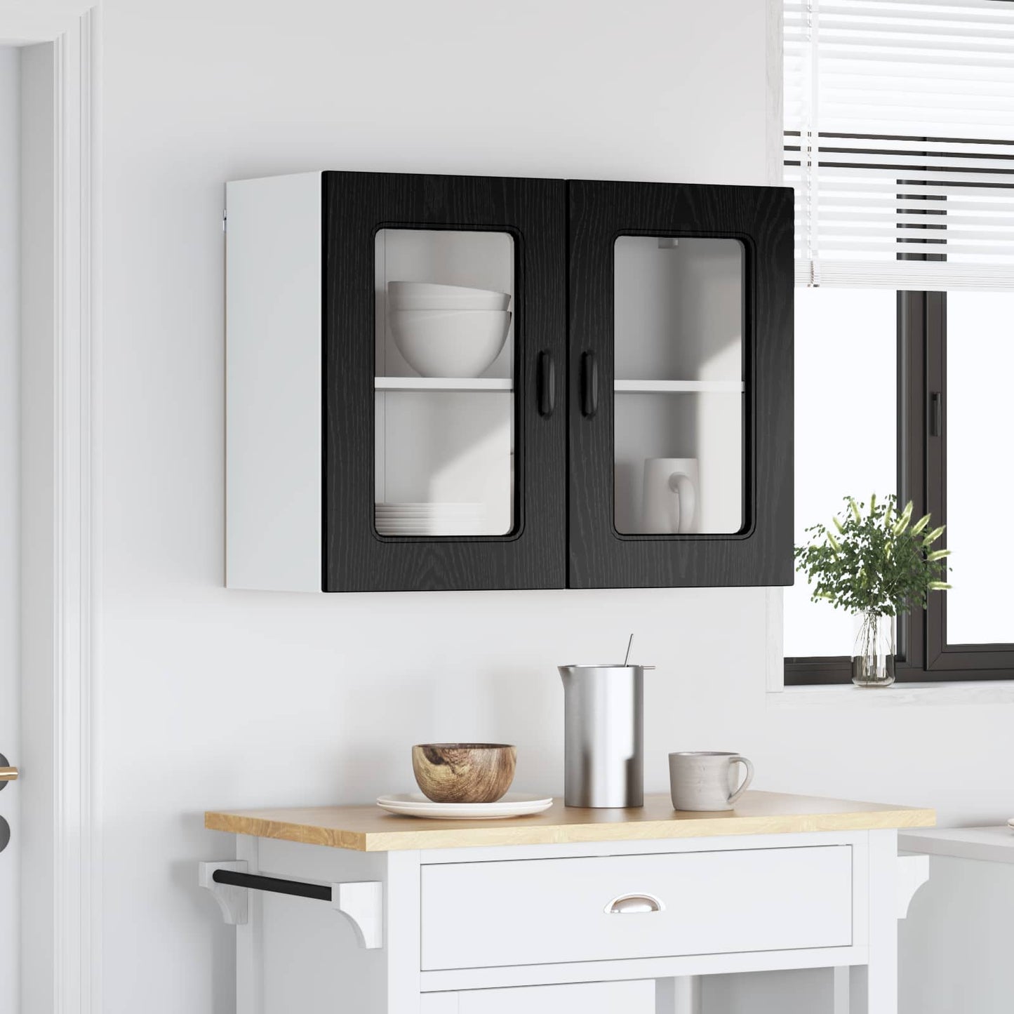 Mosogatógép panel Kalmar Fekete tölgy 80 x 31 x 60 cm