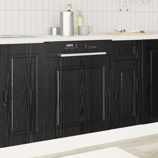 Mosogatógép panel Kalmar Fekete tölgy 60 x 1,5 x 57 cm Faanyag