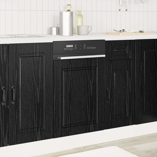 Mosogatógép panel PORTO Fekete tölgy 45 x 1,5 x 57 cm Faanyag