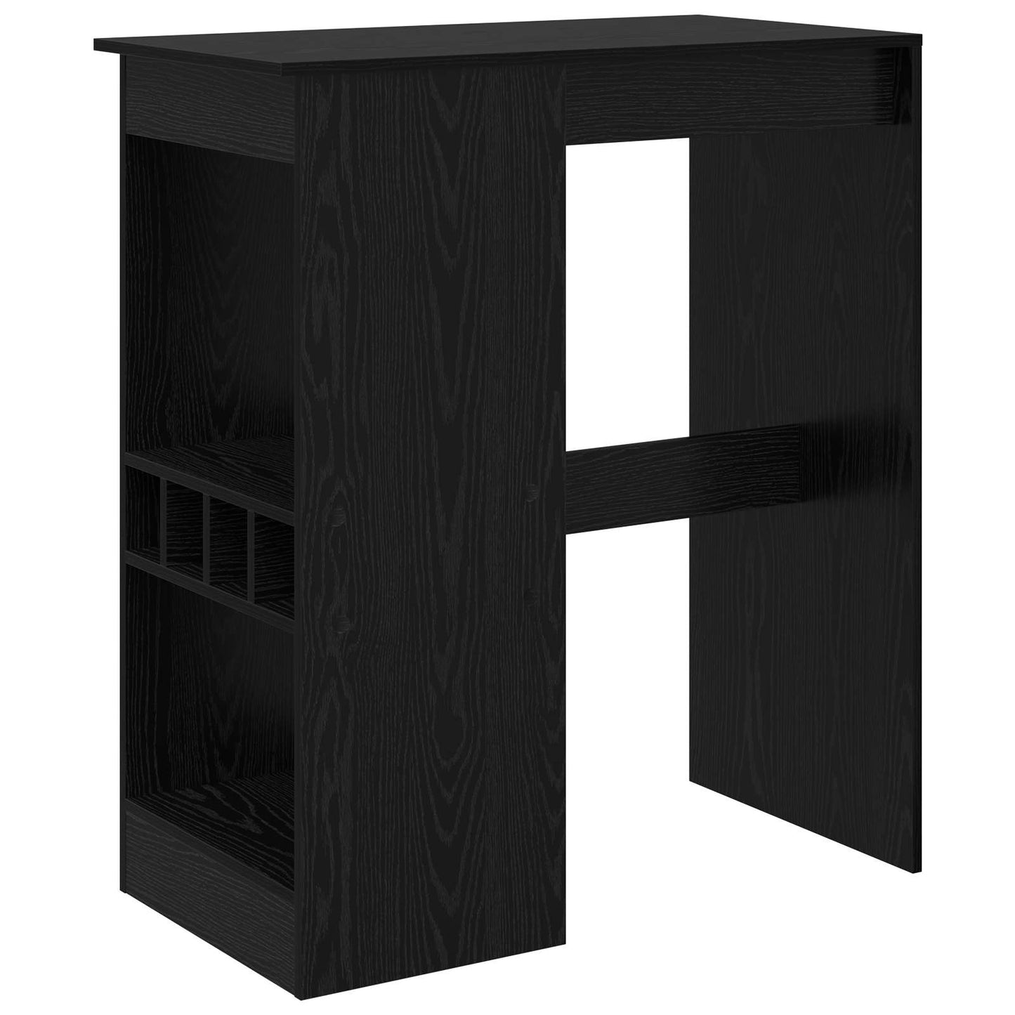 Bárasztal 90 x 47.5 x 103.5 cm Szerelt Fa Fekete tölgy