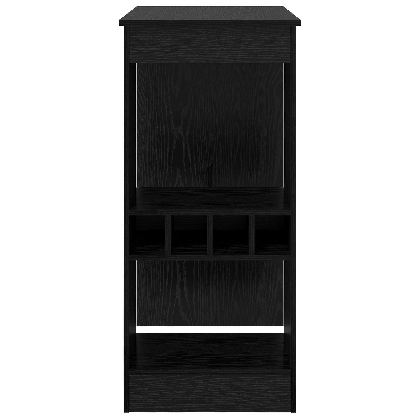 Bárasztal 90 x 47.5 x 103.5 cm Szerelt Fa Fekete tölgy