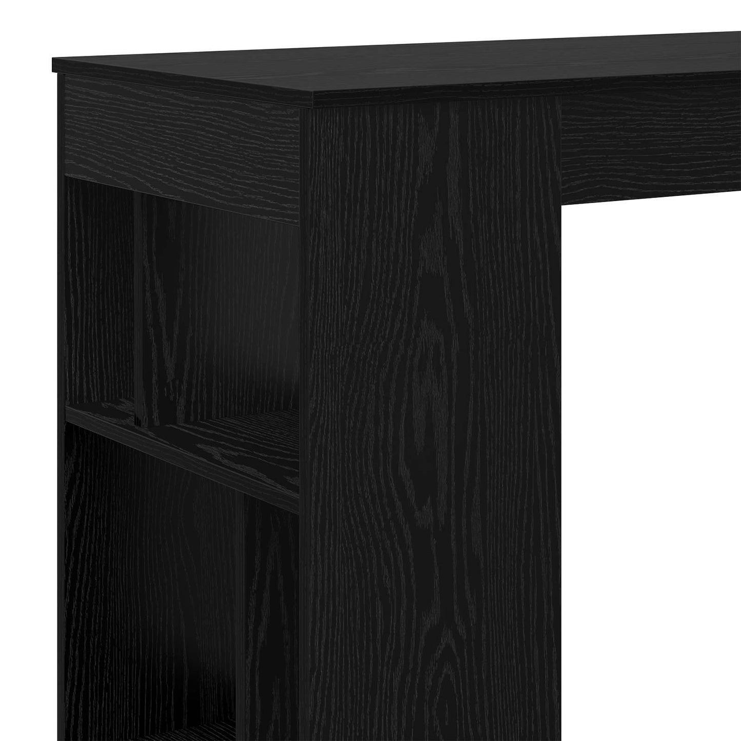 Bárasztal 102 x 50 x 103,5 cm Szerelt Fa Fekete tölgy