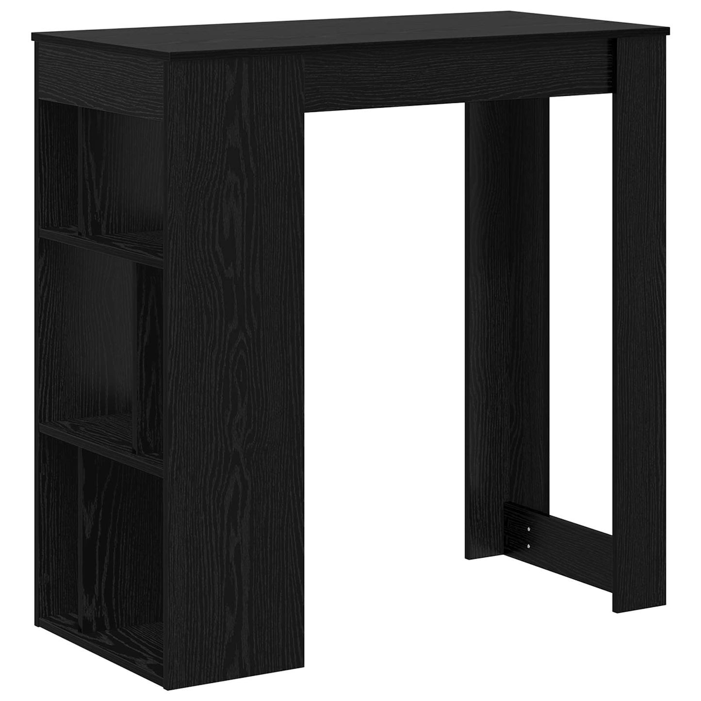 Bárasztal 102 x 50 x 103,5 cm Szerelt Fa Fekete tölgy