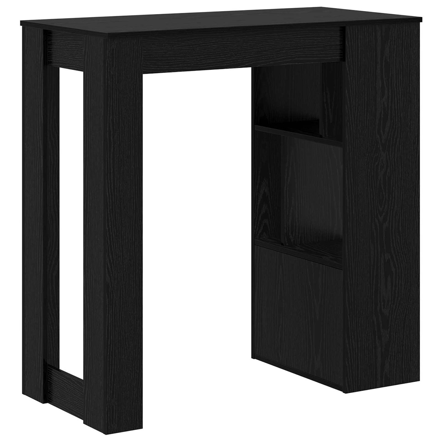 Bárasztal 102 x 50 x 103,5 cm Szerelt Fa Fekete tölgy