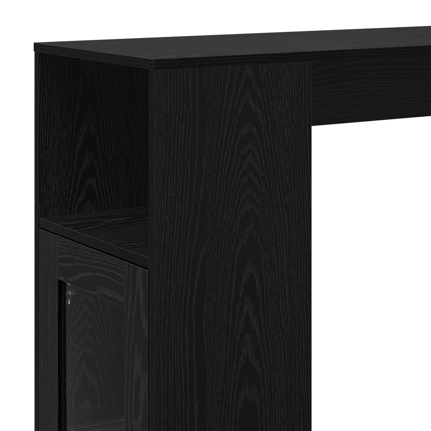 Bárasztal 101 x 40 x 103,5 cm Szerelt Fa Fekete tölgy