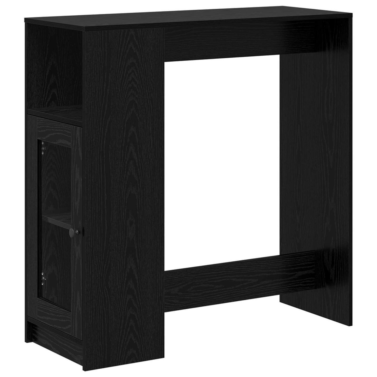 Bárasztal 101 x 40 x 103,5 cm Szerelt Fa Fekete tölgy