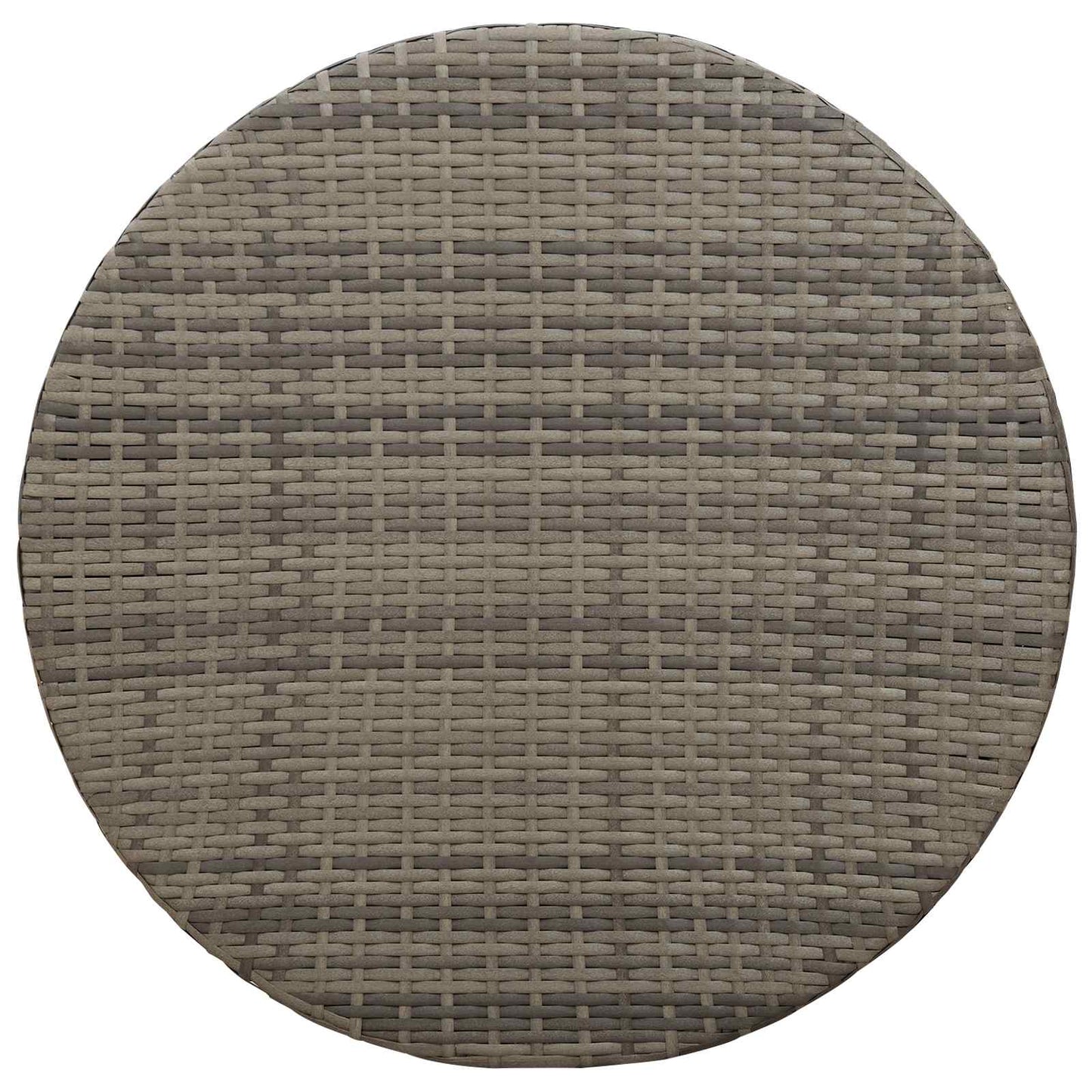 Kültéri dohányzóasztal Szürke Ø 68 x 30 cm polirattan