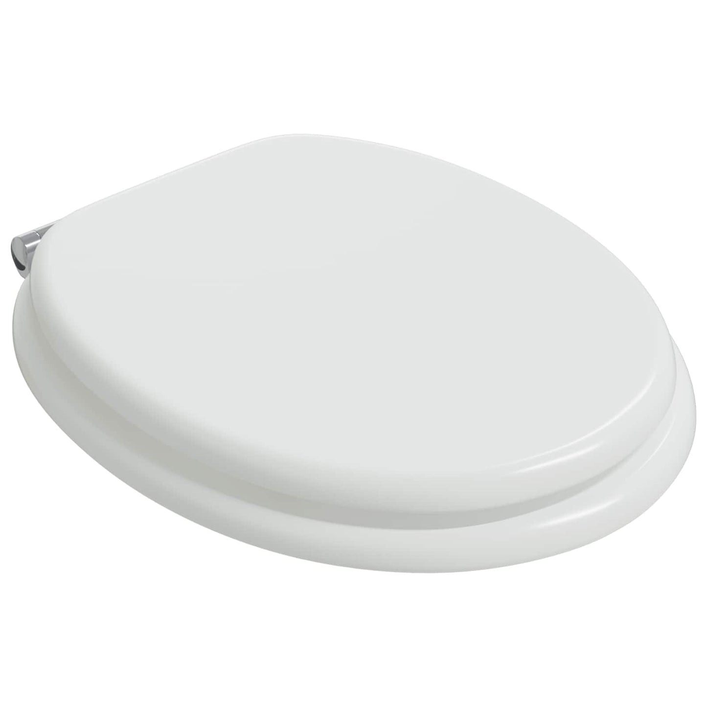 Lágy záródású WC ülőke 2 pcs Fehér 44 x 38 cm MDF lap