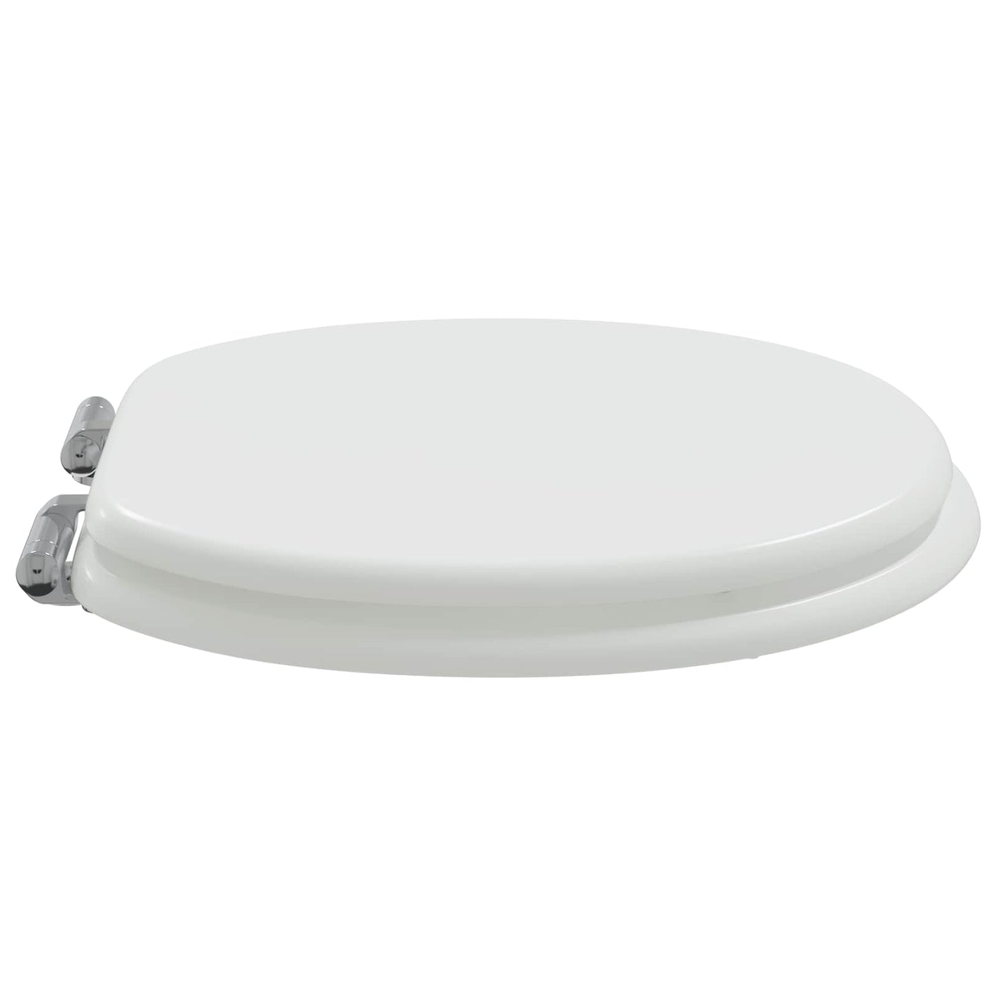 Lágy záródású WC ülőke 2 pcs Fehér 44 x 38 cm MDF lap