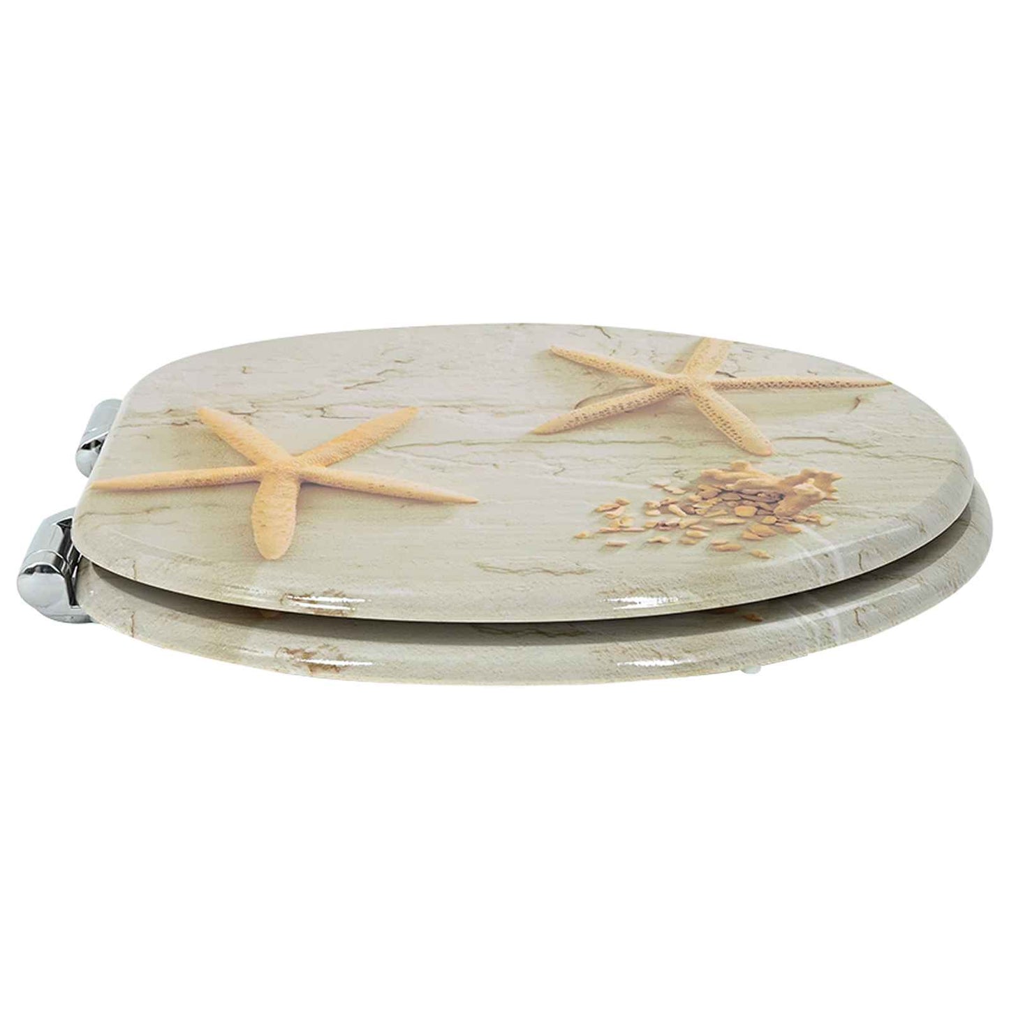 Lágy záródású WC ülőke 2 pcs Sárga és Fehér 44 x 38 cm MDF lap