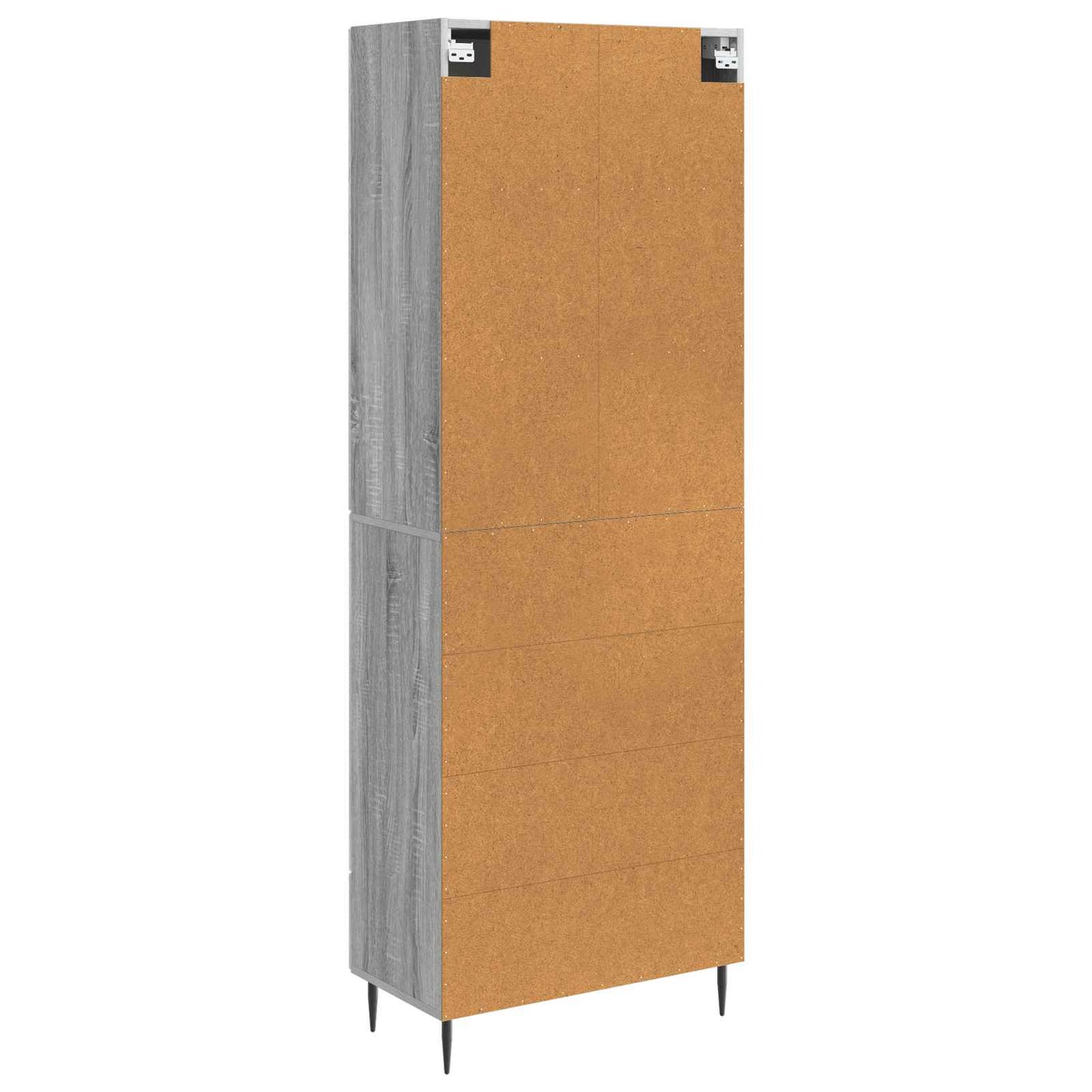 Szekrény szett 2 pcs Szürke Sonoma 66 x 34,5 x 90 cm Szerelt Fa