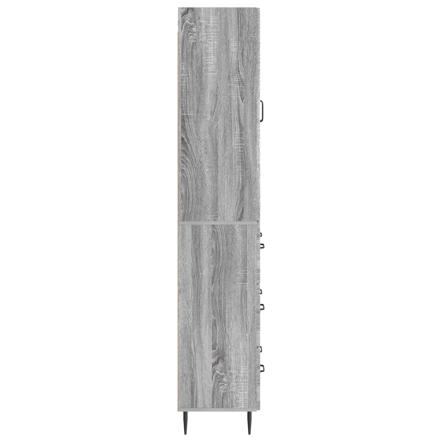 Szekrény szett 2 pcs Szürke Sonoma 66 x 34,5 x 90 cm Szerelt Fa