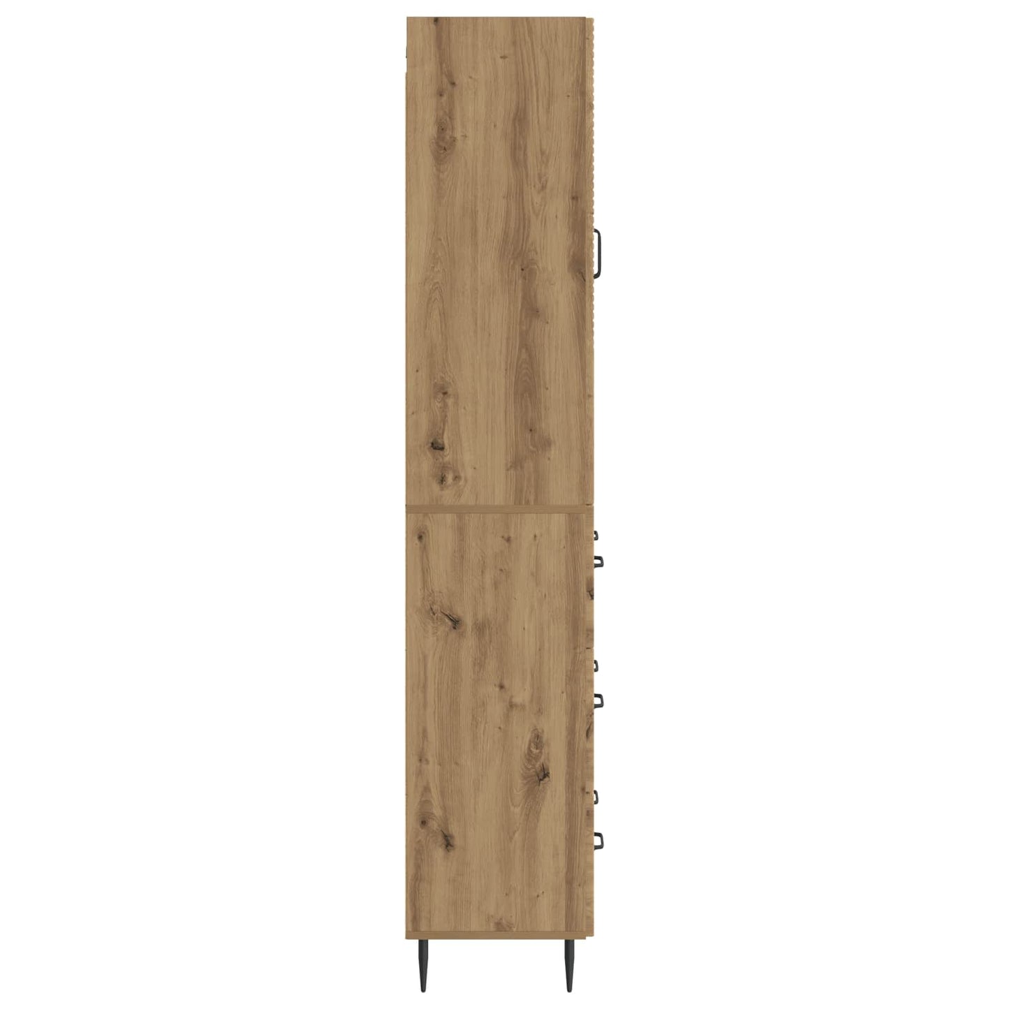 Szekrény szett 2 pcs Kézműves Tölgy 66 x 34,5 x 90 cm
