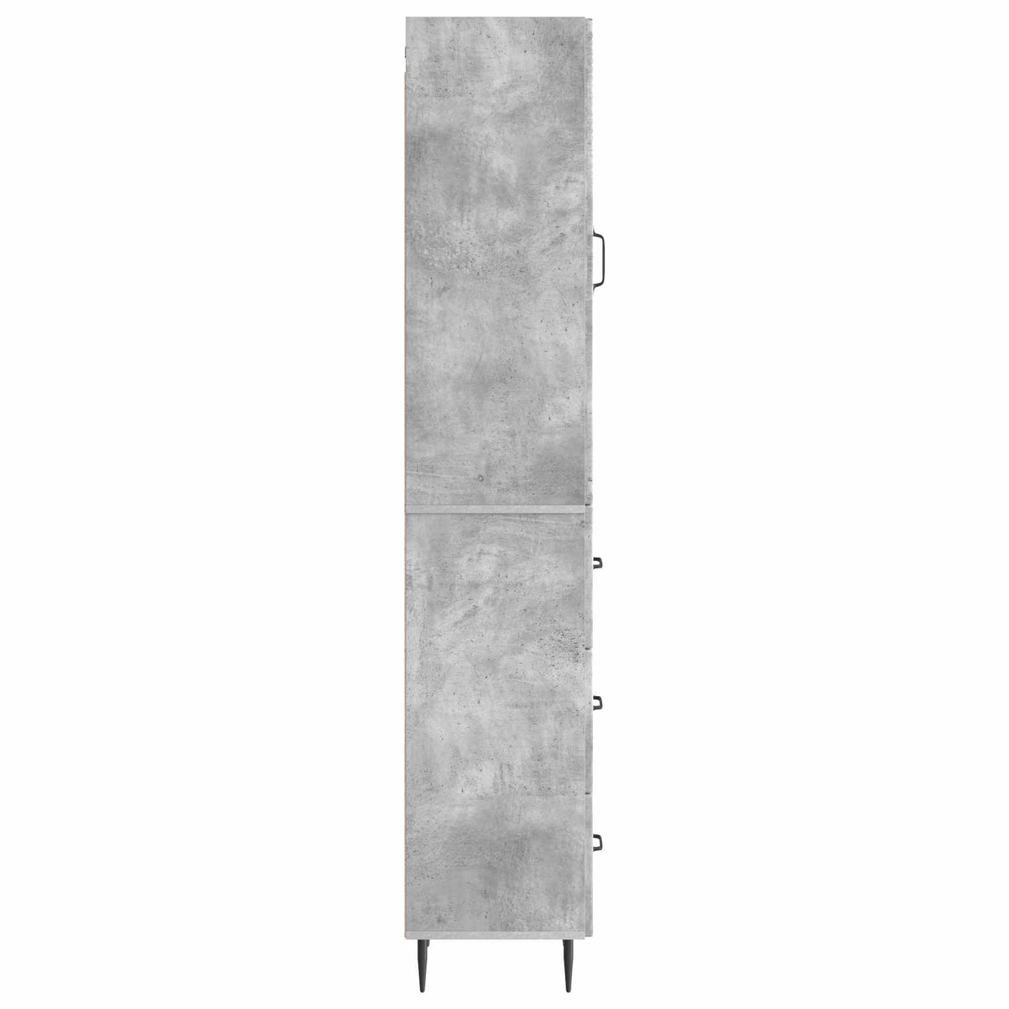 Szekrény szett 2 pcs Betonszürke 33 x 34,5 x 90 cm Szerelt Fa