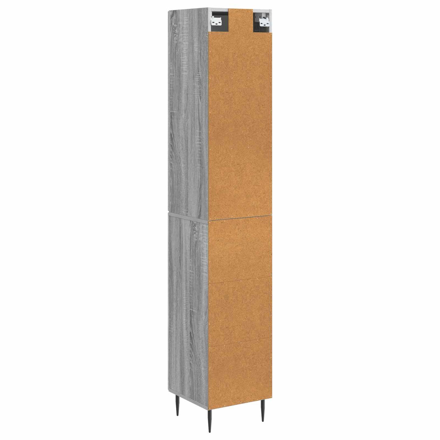 Szekrény szett 2 pcs Szürke Sonoma 33 x 34,5 x 90 cm Szerelt Fa