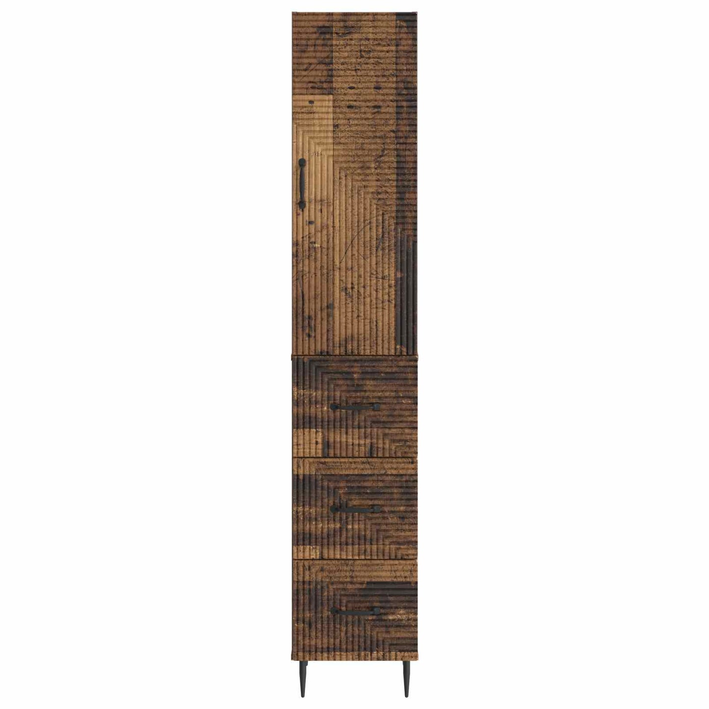 Szekrény szett 2 pcs Antik Fa 33 x 34,5 x 90 cm Szerelt Fa