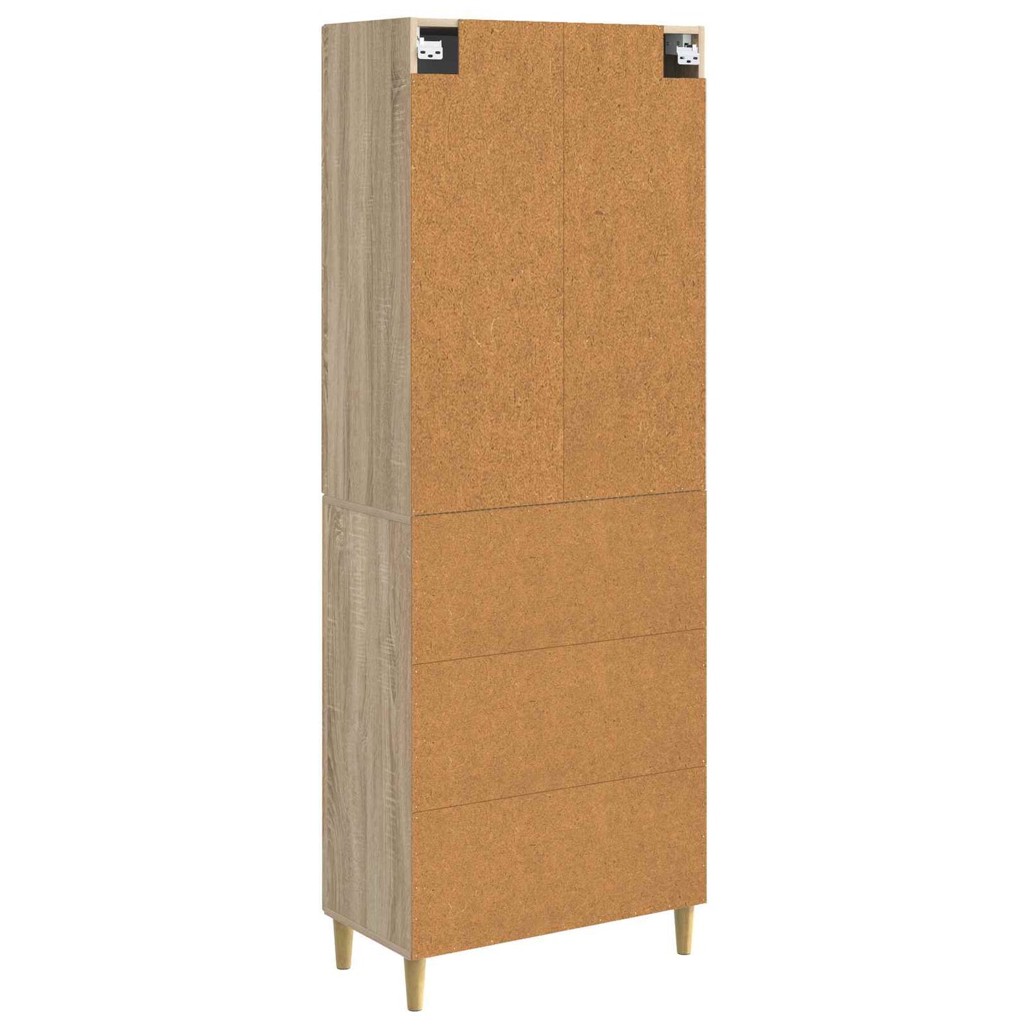 Szekrény szett 2 pcs Sonoma Tölgy 66 x 34,5 x 90 cm Szerelt Fa