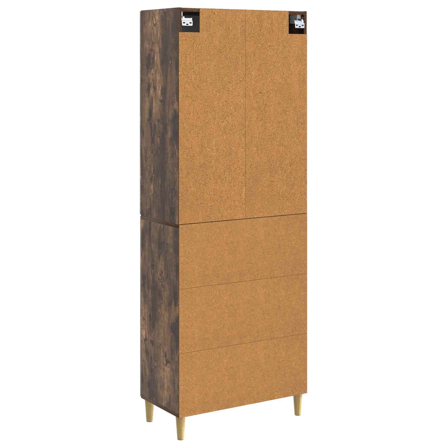 Szekrény szett 2 pcs Füstös Tölgy 66 x 34,5 x 90 cm Szerelt Fa