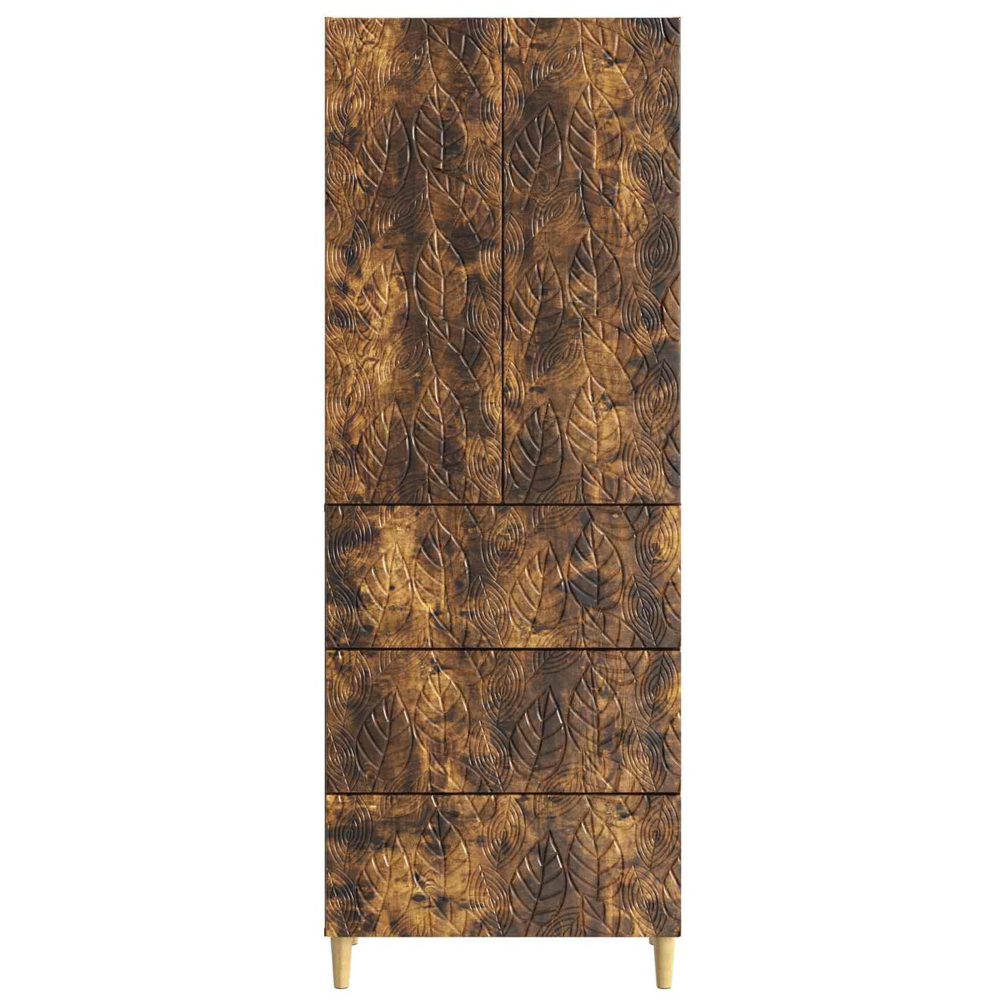 Szekrény szett 2 pcs Füstös Tölgy 66 x 34,5 x 90 cm Szerelt Fa