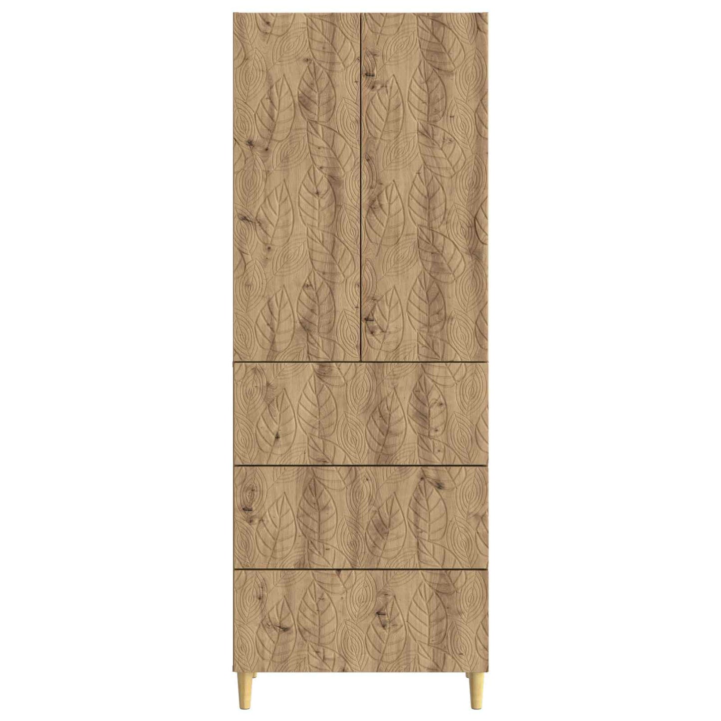 Szekrény szett 2 pcs Kézműves Tölgy 66 x 34,5 x 90 cm