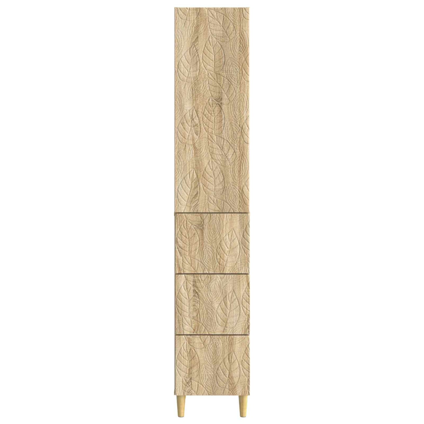 Szekrény szett 2 pcs Sonoma Tölgy 33 x 34,5 x 90 cm Szerelt Fa