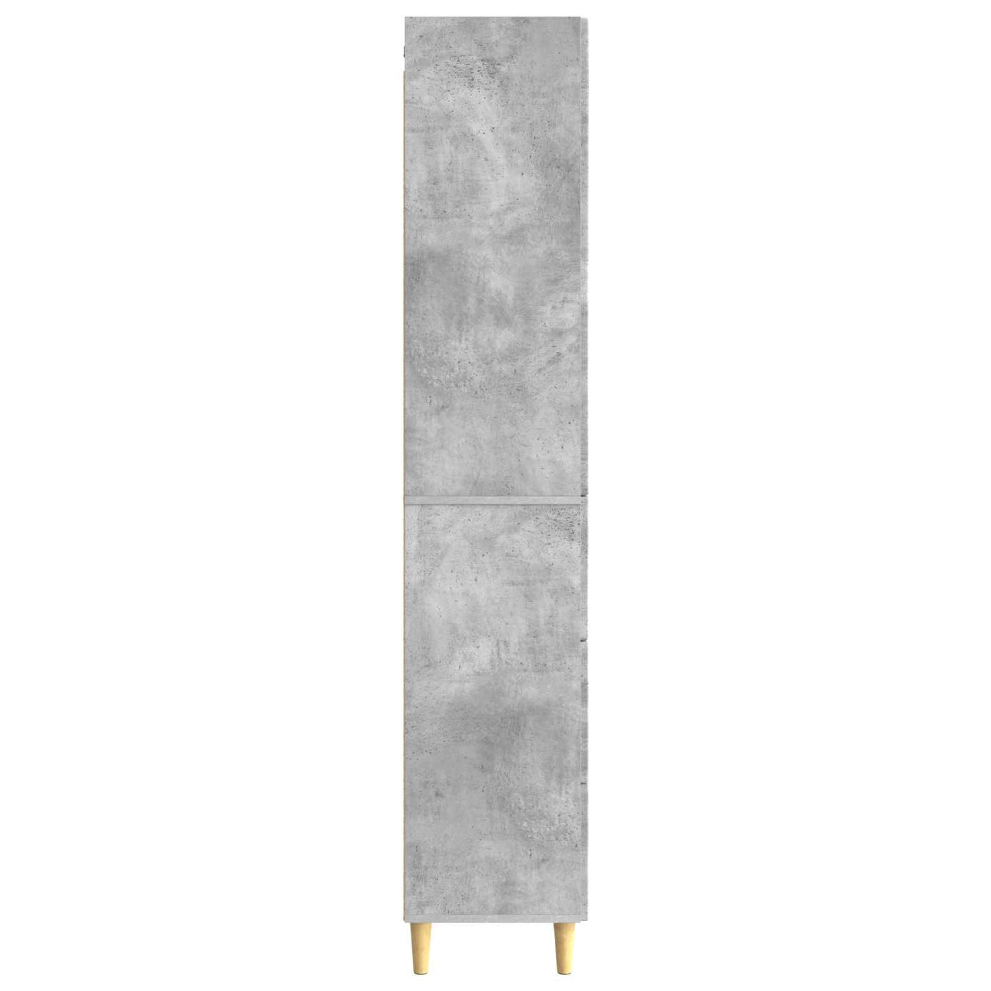 Szekrény szett 2 pcs Betonszürke 33 x 34,5 x 90 cm Szerelt Fa