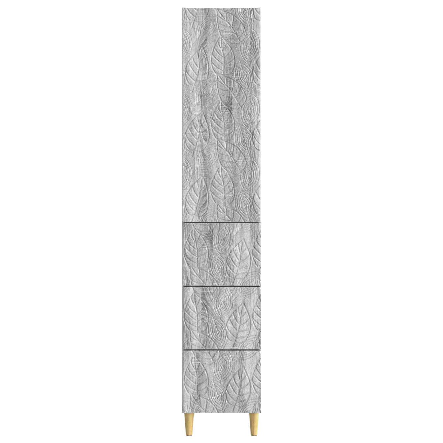 Szekrény szett 2 pcs Szürke Sonoma 33 x 34,5 x 90 cm Szerelt Fa