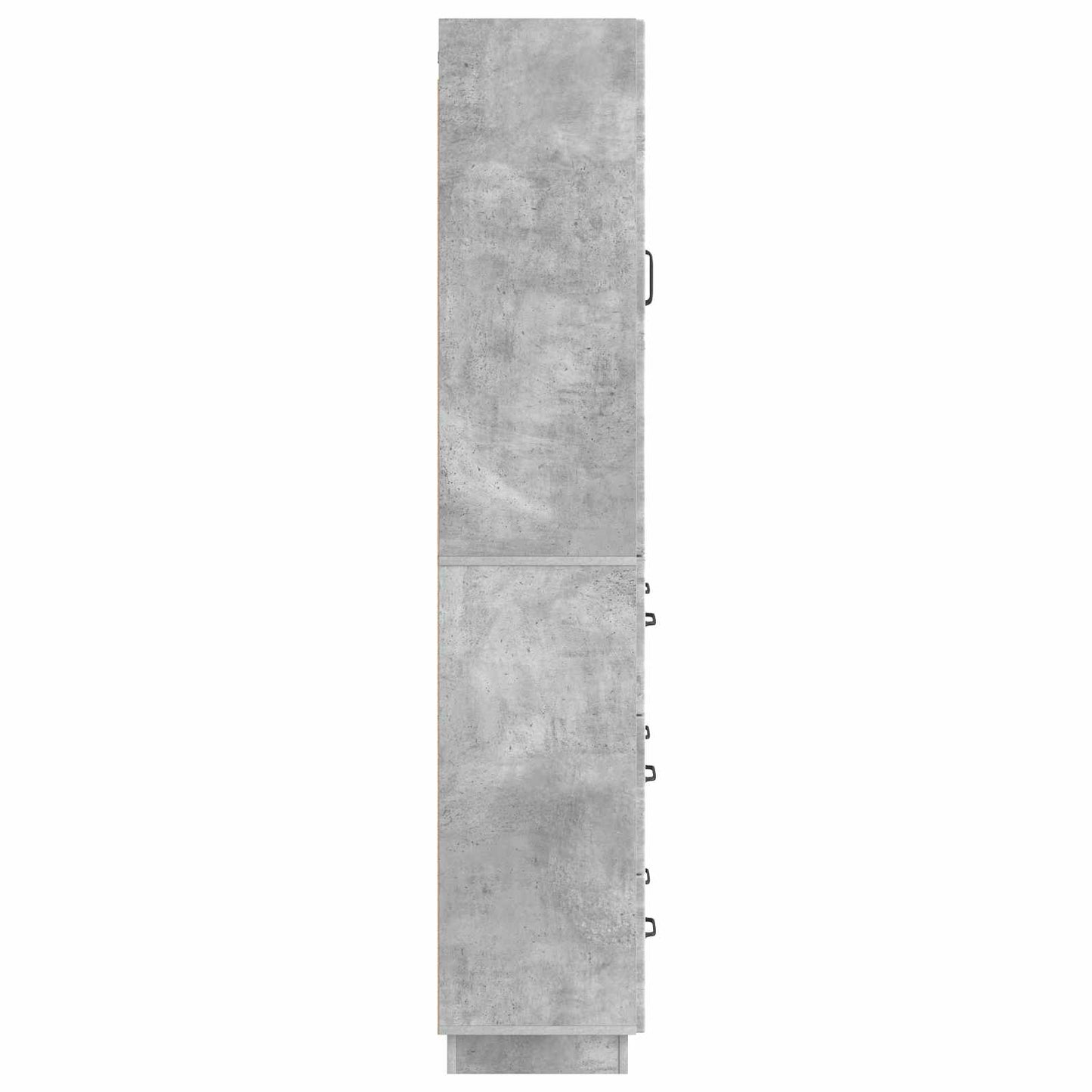 Szekrény szett 2 pcs Betonszürke 66 x 34,5 x 87 cm Szerelt Fa