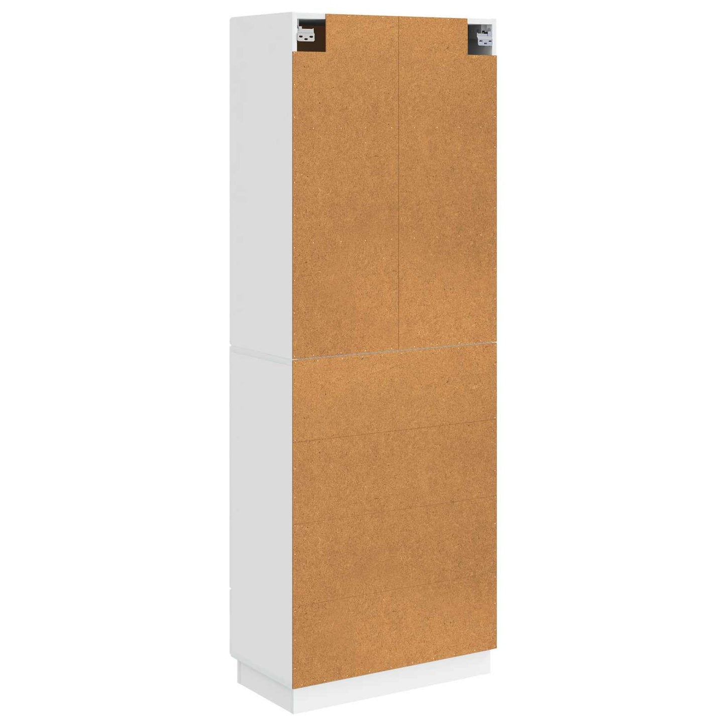 Szekrény szett 2 pcs Magasfényű Fehér 66 x 34,5 x 87 cm