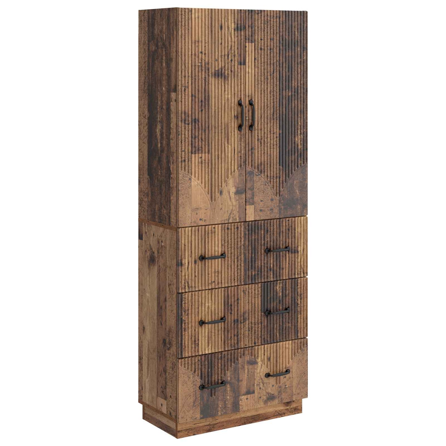 Szekrény szett 2 pcs Antik Fa 66 x 34,5 x 87 cm Szerelt Fa