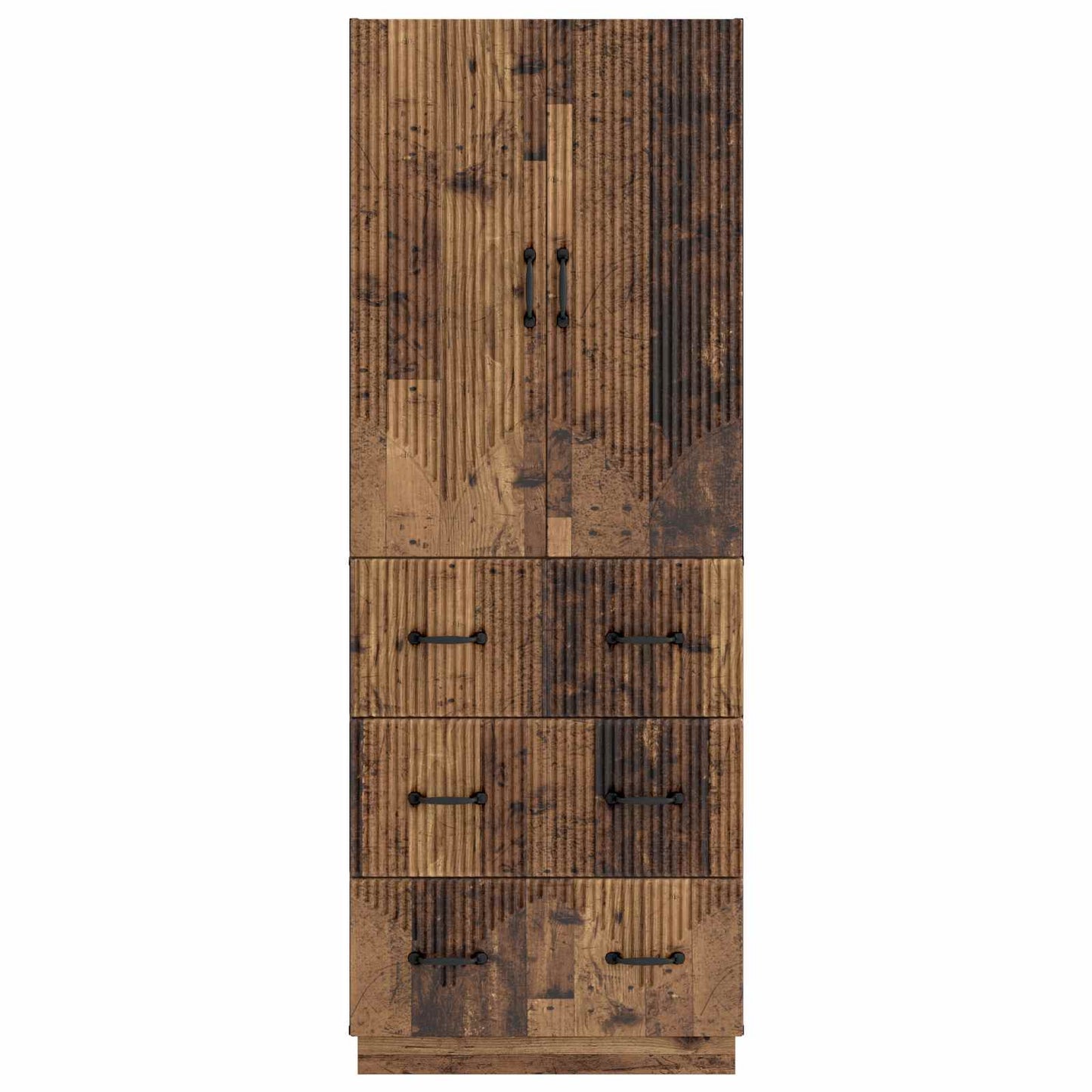 Szekrény szett 2 pcs Antik Fa 66 x 34,5 x 87 cm Szerelt Fa