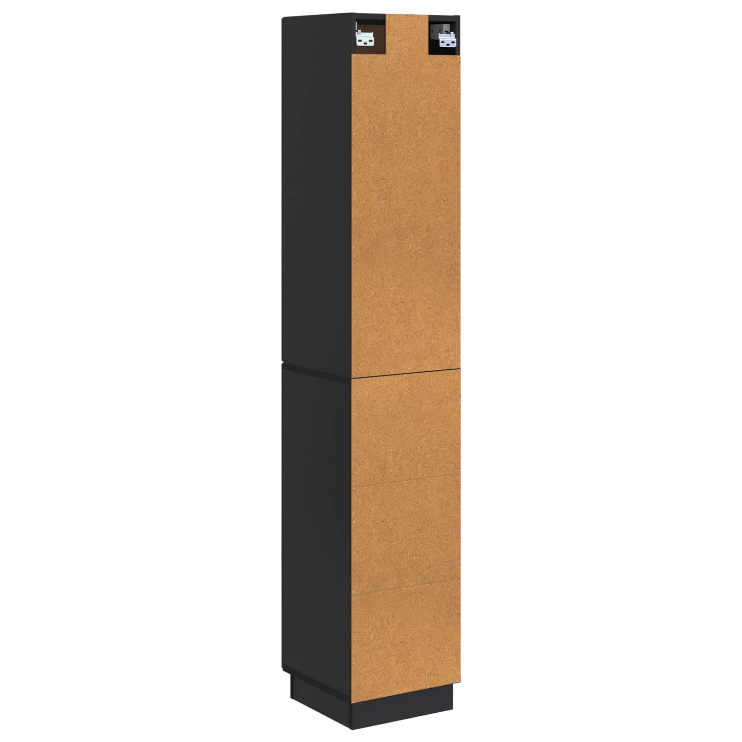 Szekrény szett 2 pcs Fekete 33 x 34,5 x 87 cm Szerelt Fa