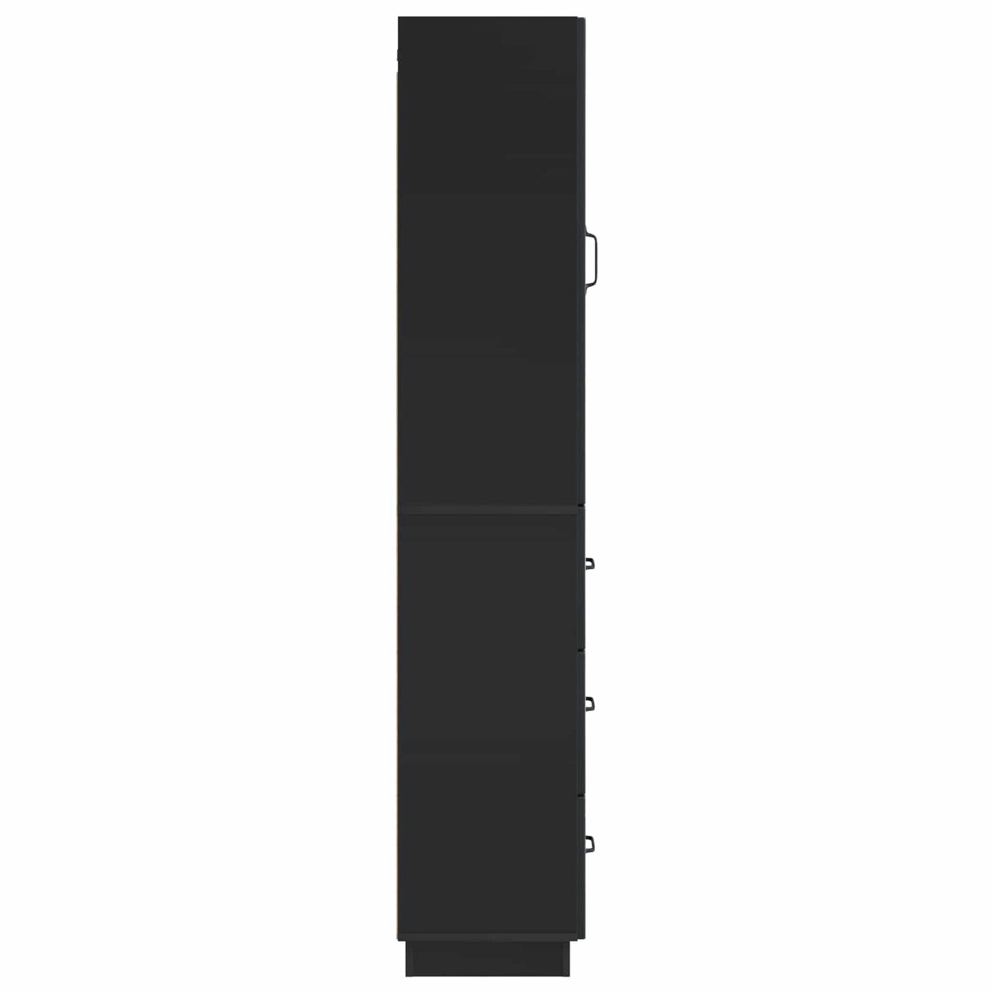 Szekrény szett 2 pcs Fekete 33 x 34,5 x 87 cm Szerelt Fa